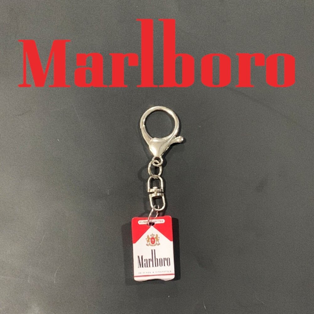 Marlboro Red Box Keychain – Classic Mini Replica Collectible